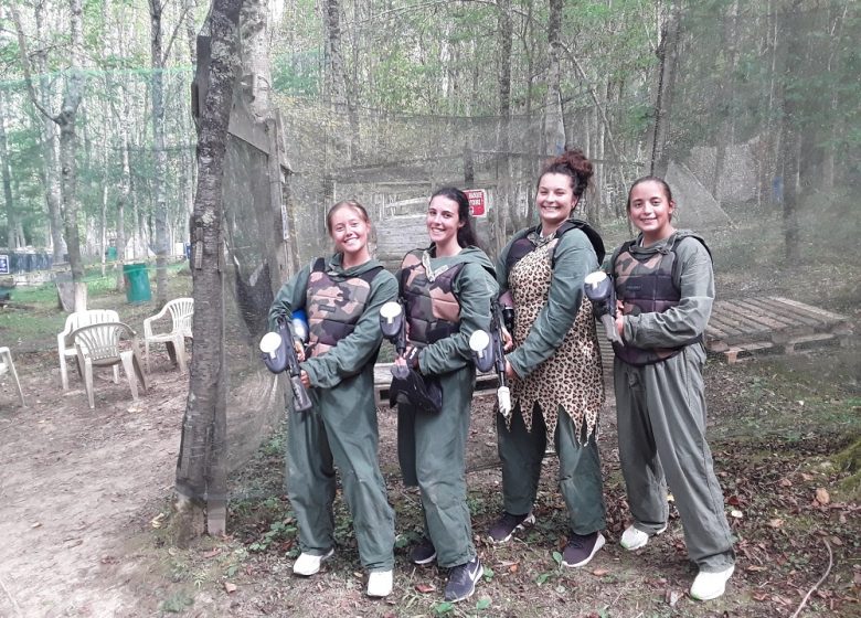 Groupe Fille Paintball