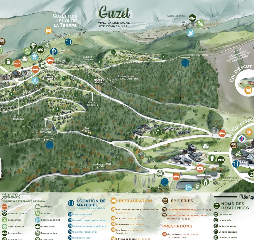 Guzet Map