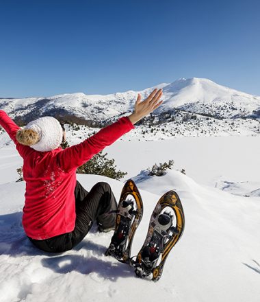 La randonnée en raquettes
