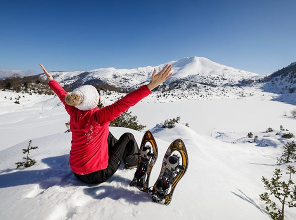 La randonnée en raquettes