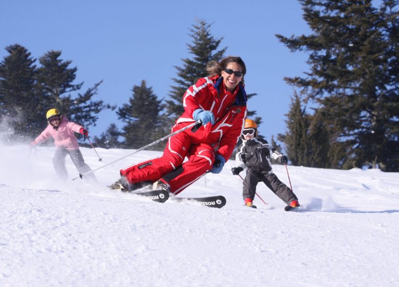 Ski collectif enfants avec l’ESF à Guzet