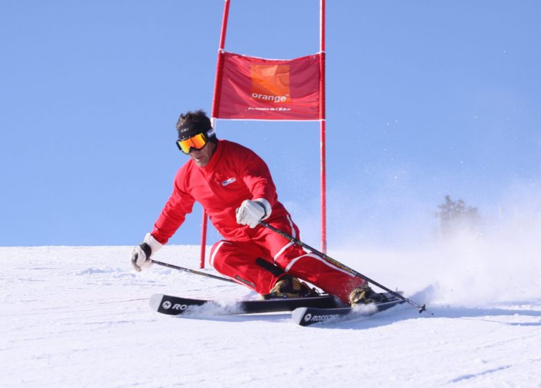 entrainement compétition de ski