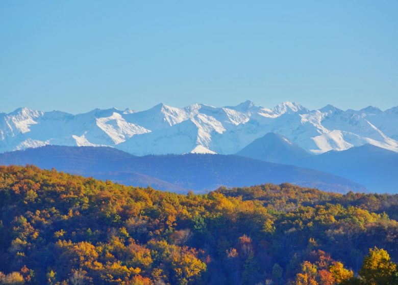 point de vue depuis Gajan