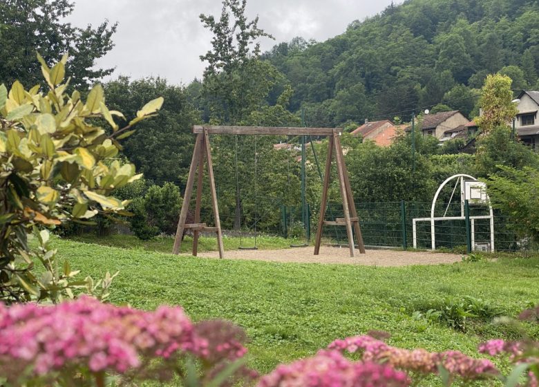 aire de jeux du campot à Seix