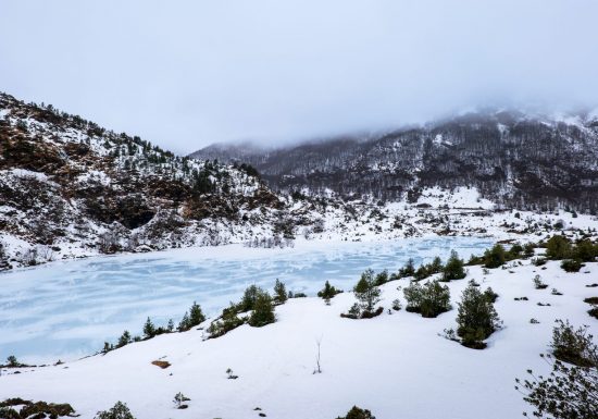 Piste de luge à l’étang de Lers