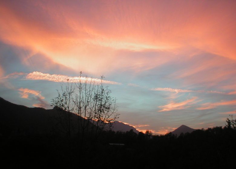 Couchée de soleil – Gîte Le Pichet