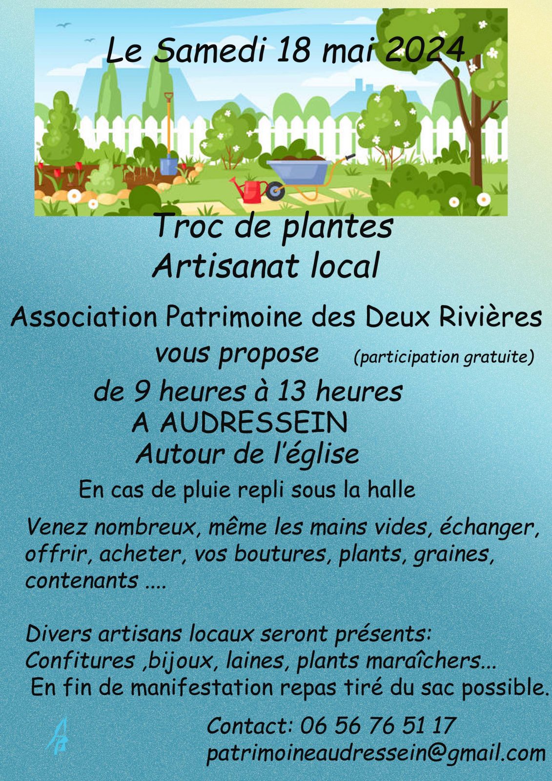 Troc plantes et marche artisinal