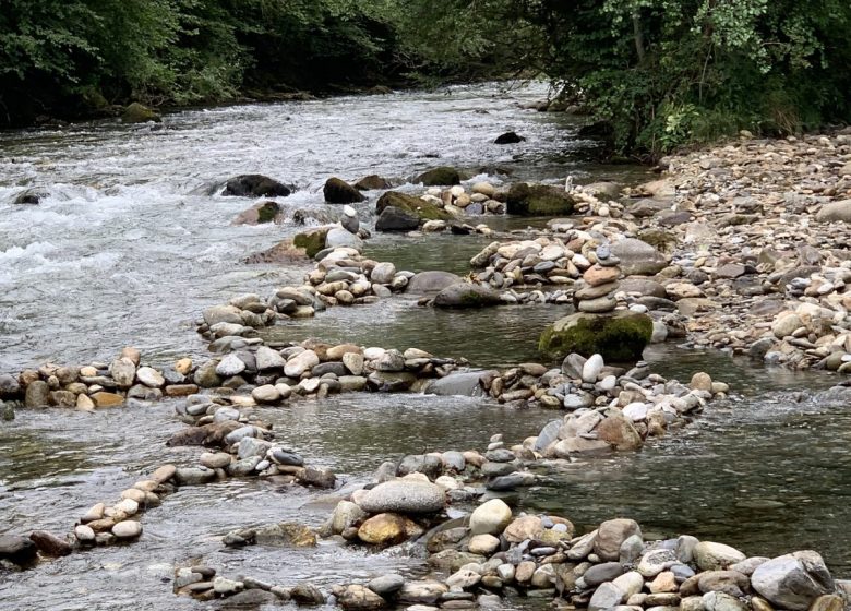 Rivière Camping Le haut Salat