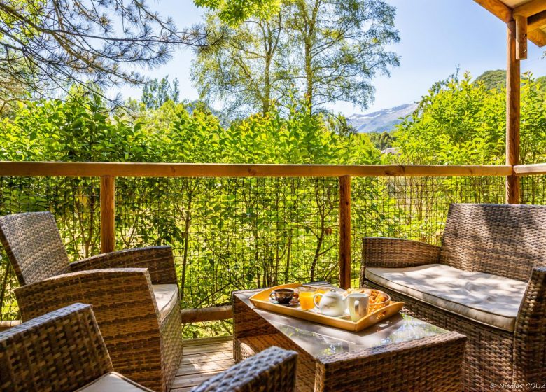 Terrasse Camping Le Montagnou