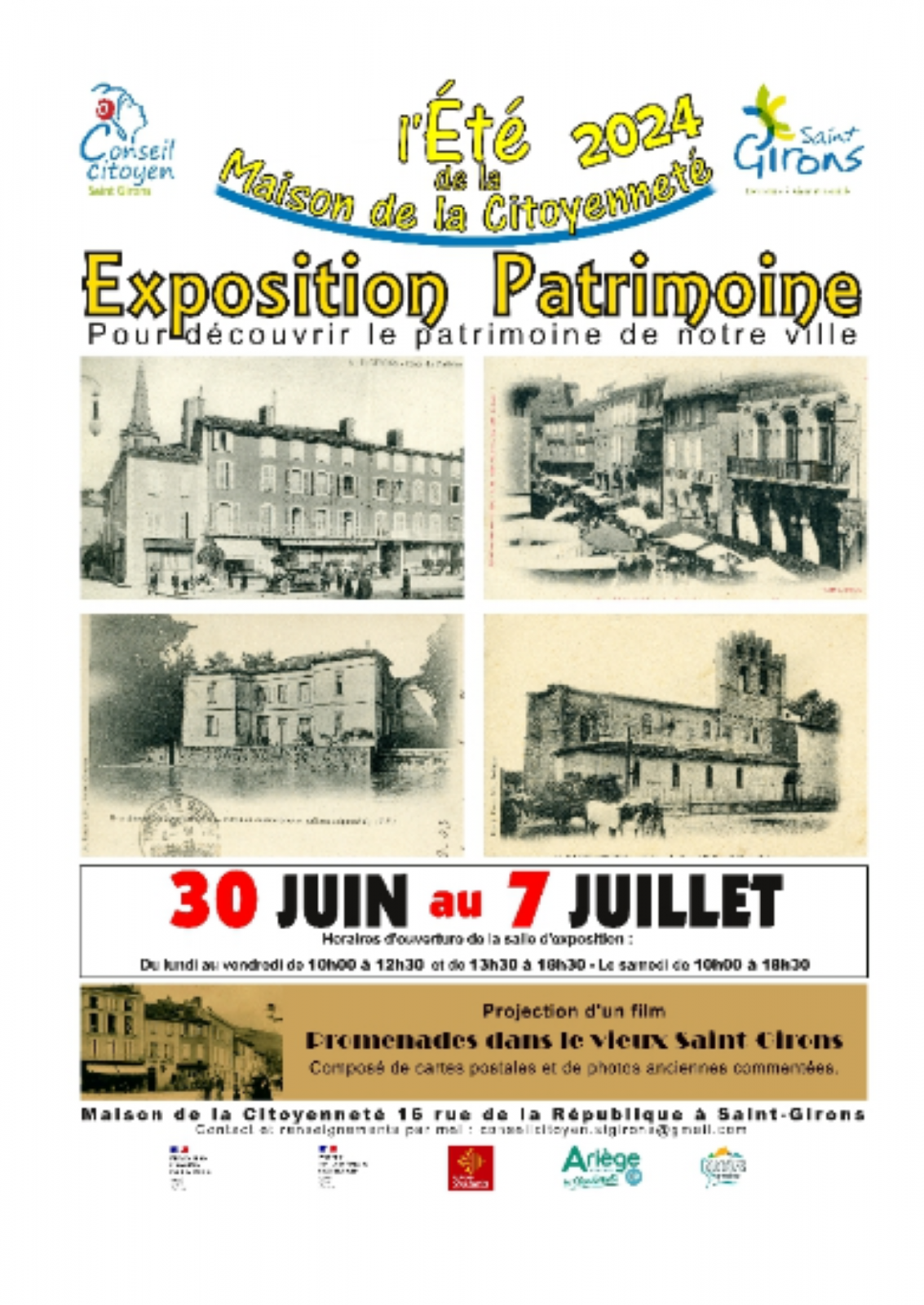 Exposition Patrimoine « au 16 », Maison de la Citoyenneté