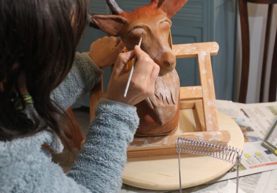 Stage création d’une grande sculpture « Chez Milie »