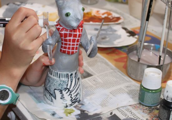 Atelier création d’une petite sculpture « chez Milie »