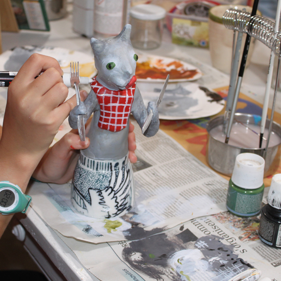 Atelier création d’une petite sculpture « chez Milie »