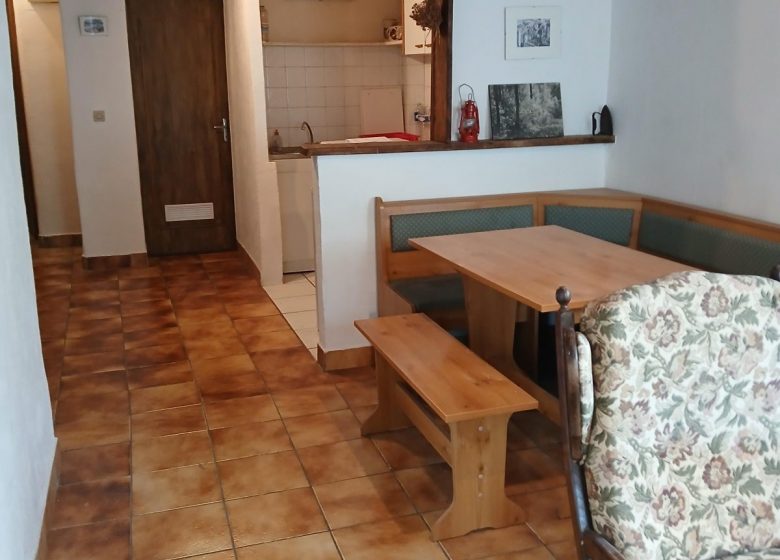 séjour, coin cuisine