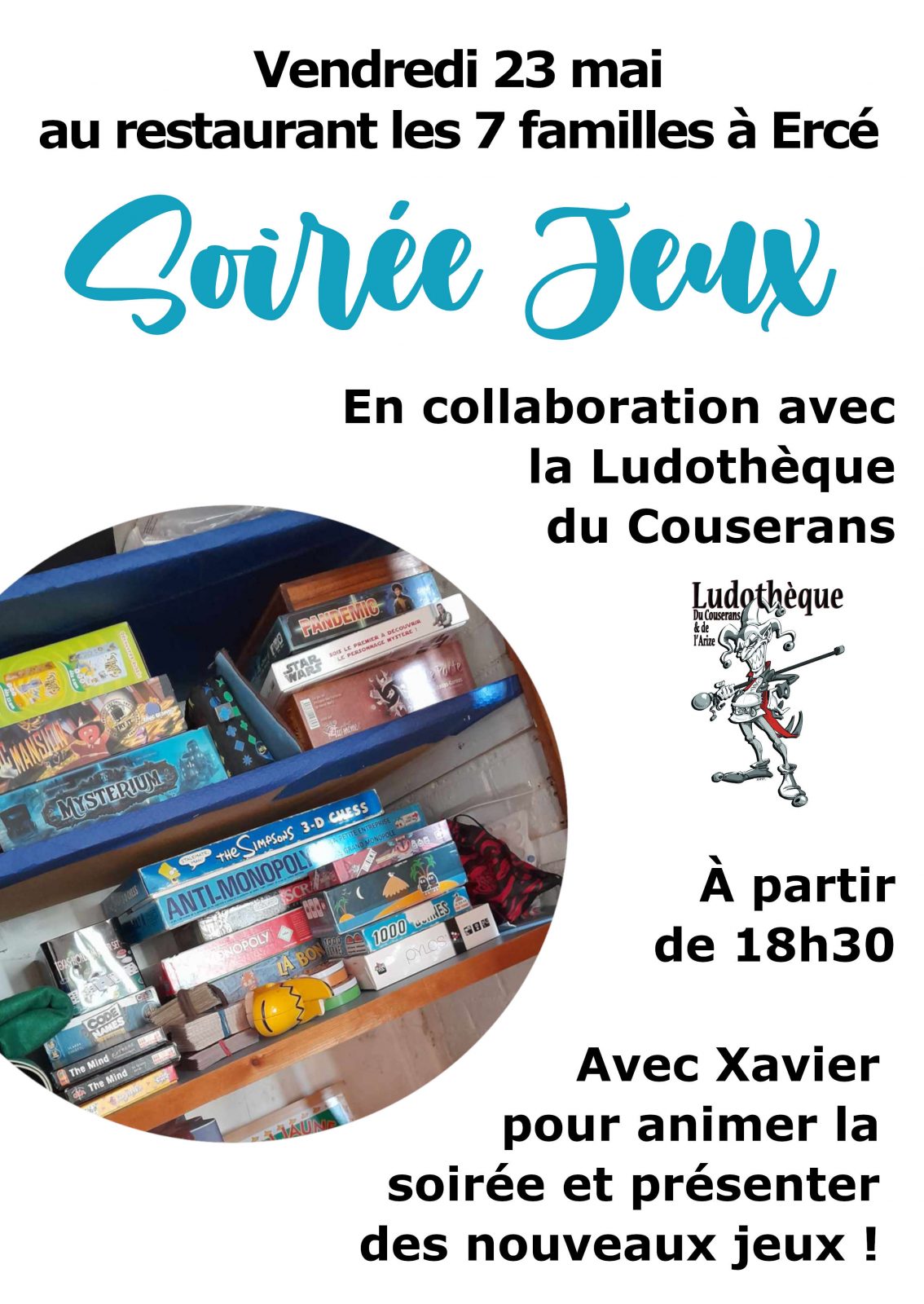 Soirée Jeux aux 7 Familles