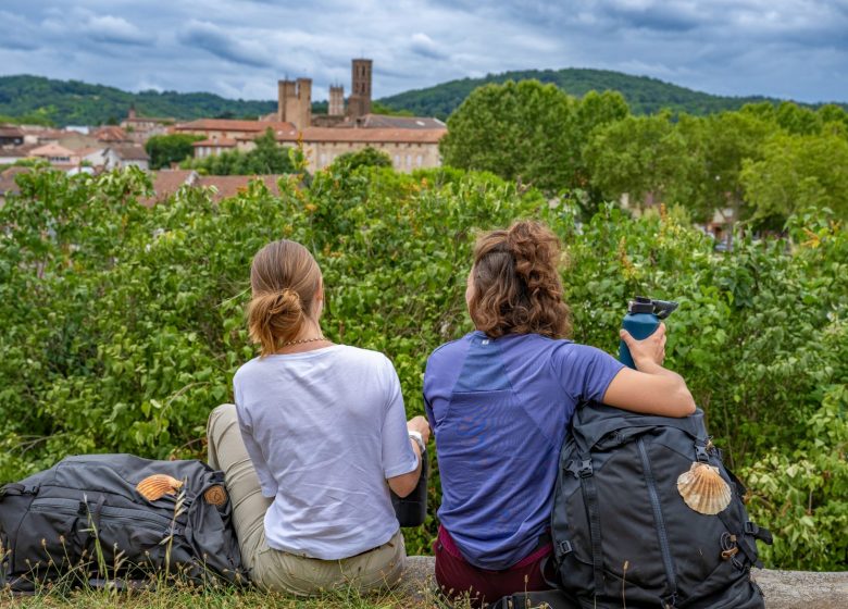 GR®78 Piémont Pyrénéen – Chemins Compostelle – Point de vue sur Pamiers