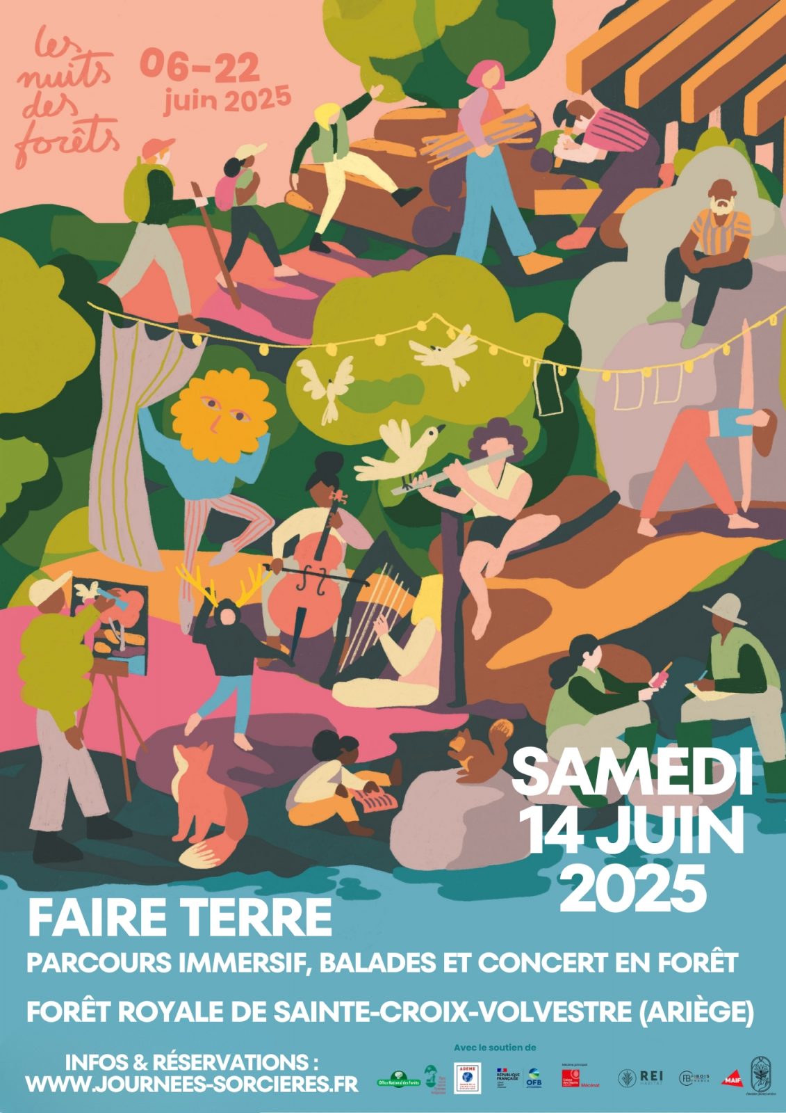 Faire terre : Nuits des forêts à la Forêt royale