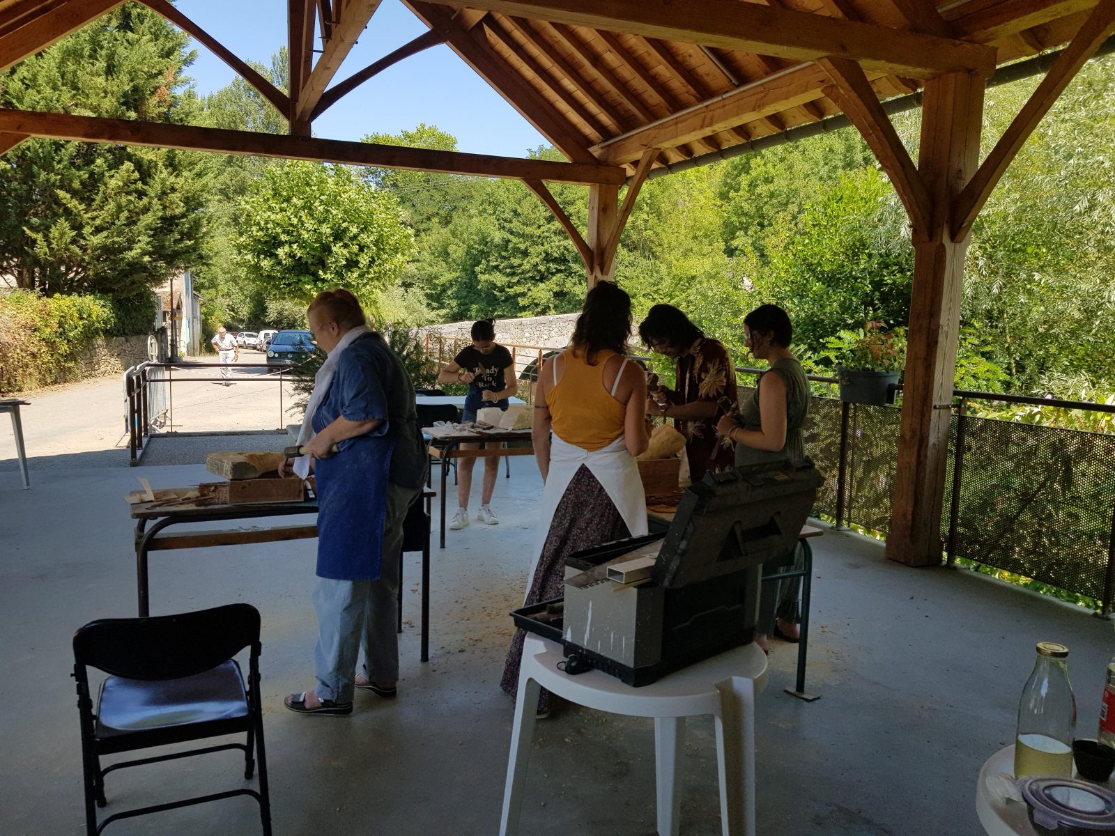 Journées du Marbre 2025 – Atelier de tressage de paracorde