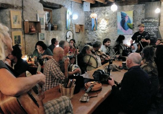 Session de musique trad irlandaise