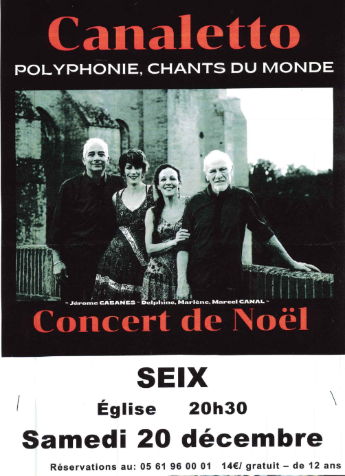 Canaletto – Concert de Noël