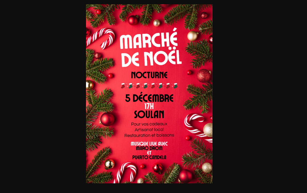 Marché de Noël Nocturne de Soulan