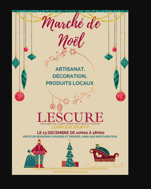 Marché de Noël de Lescure