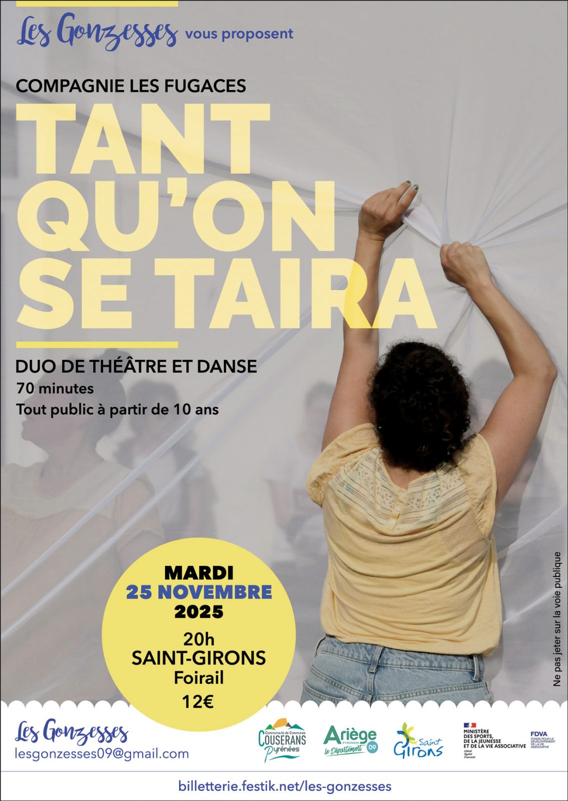 Tant qu’on se taira – Compagnie Les Fugaces