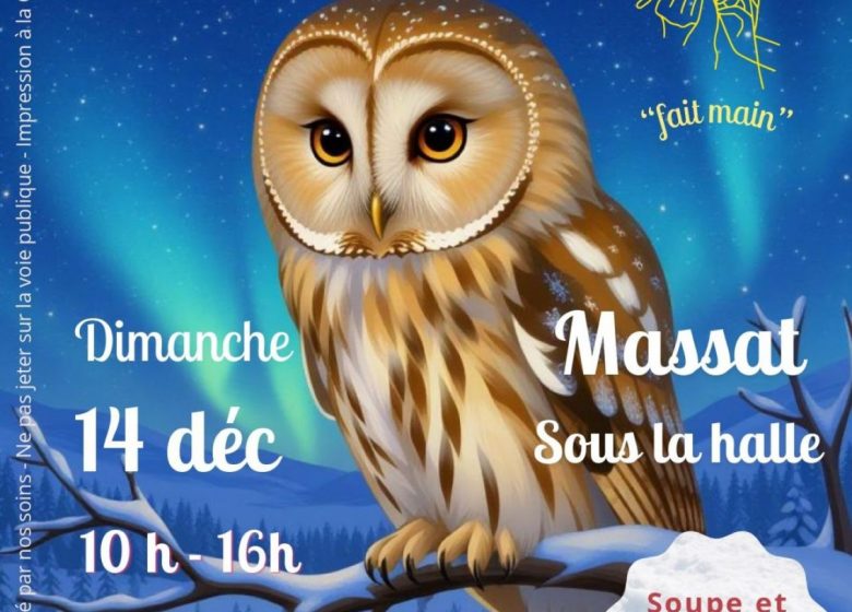 10ème Marché de Noël « Fait main »_Massat
