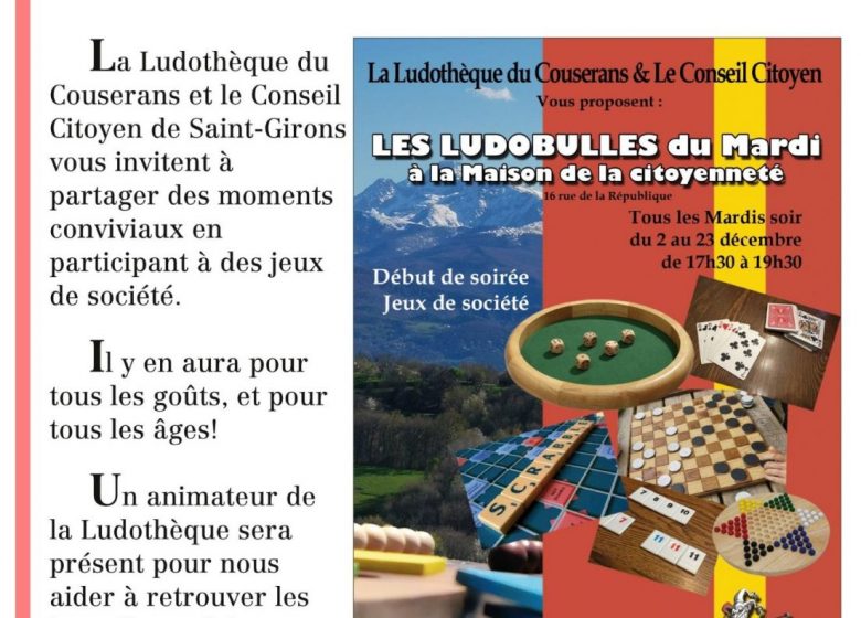 Les Ludobulles du mardi_Saint-Girons