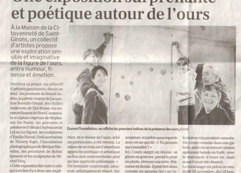 Une exposition surprenante et poétique