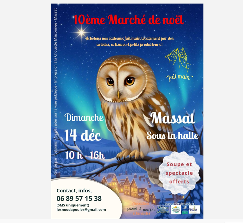 Marché de Noël « Fait main » de Massat