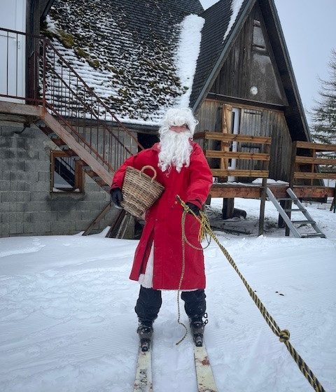 L&rsquo;arrivée du Père Noël à Guzet_Ustou