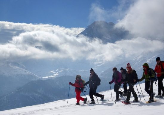 Balade découverte en raquettes à l&rsquo;Etang de Lers