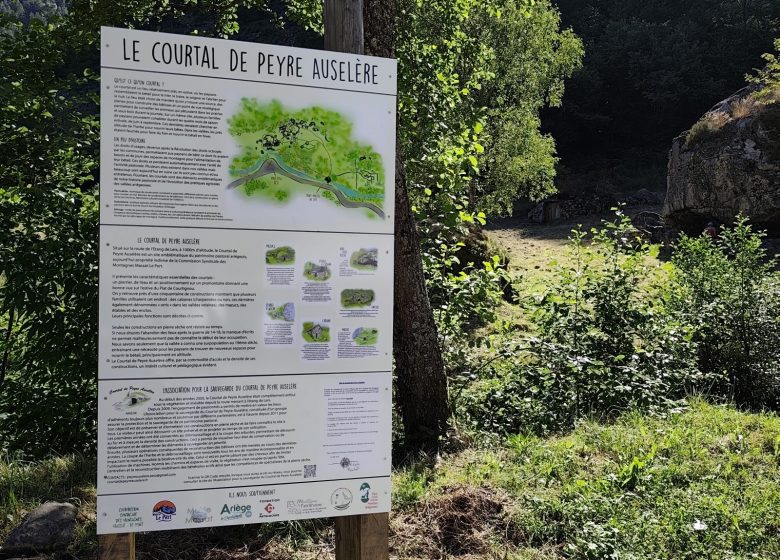 Panneau d&rsquo;accueil du site