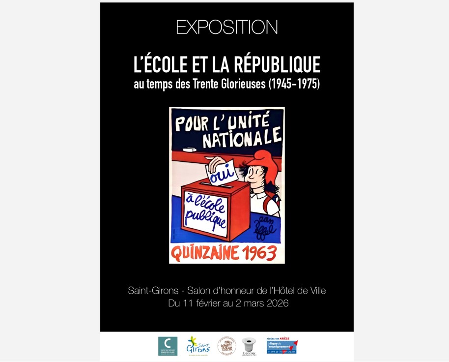 Exposition -« L&rsquo;école et la République » au temps des Trente Glorieuses (1945-1975)