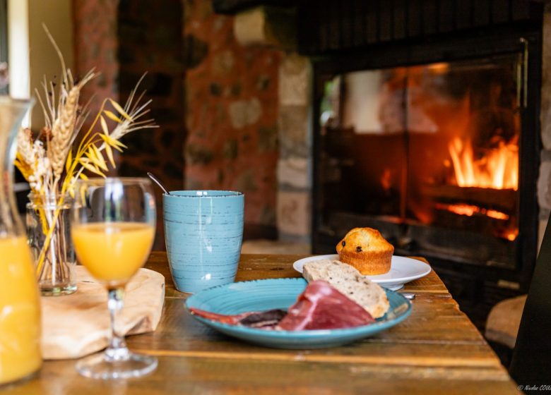Petit déjeuner cheminée BedinBellongue.jpg