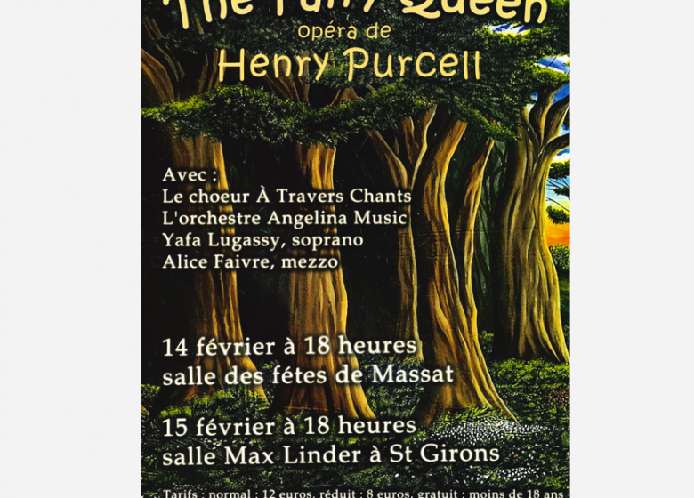 Opéra « The Fairy Queen » de Purcell_Saint-Girons