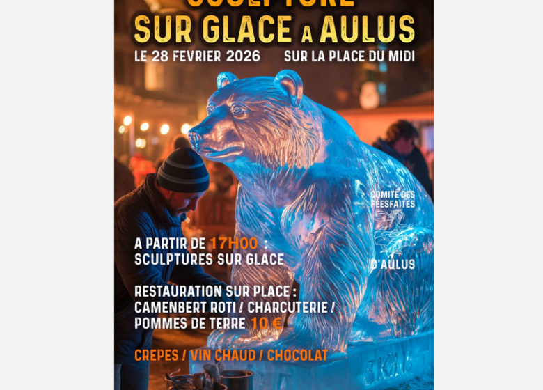 Sculpture sur glace_Aulus-les-Bains