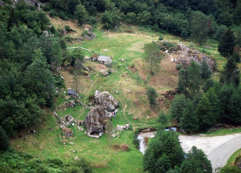 Courtal de Peyre Auselère vu du ciel