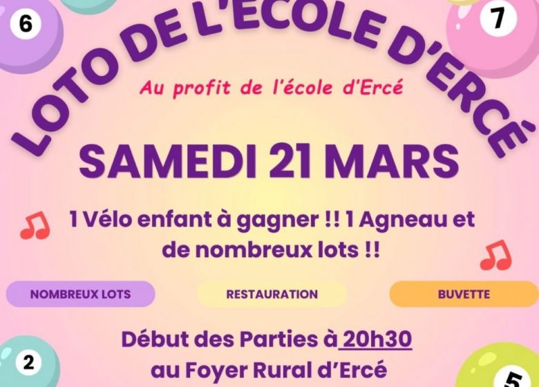 Loto de l&rsquo;école d&rsquo;Ercé_Ercé
