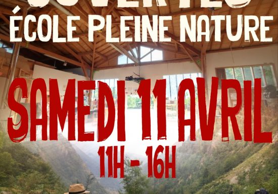 Journée portes ouvertes école Pleine Nature