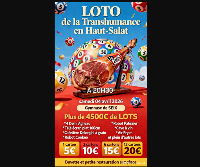 Loto de la Transhumance du Haut-Salat_Seix