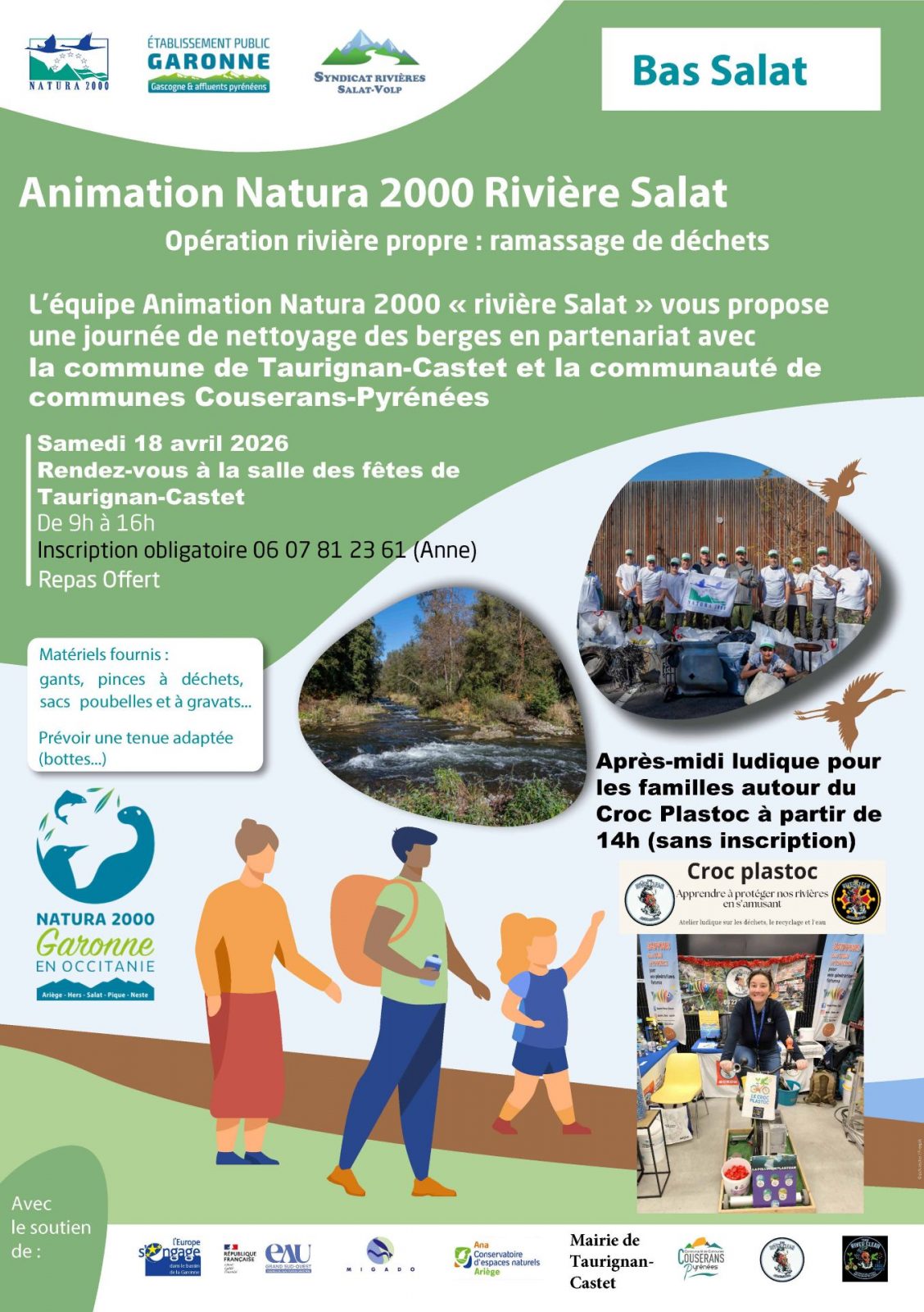 Animation Natura 2000 Rivière Salat