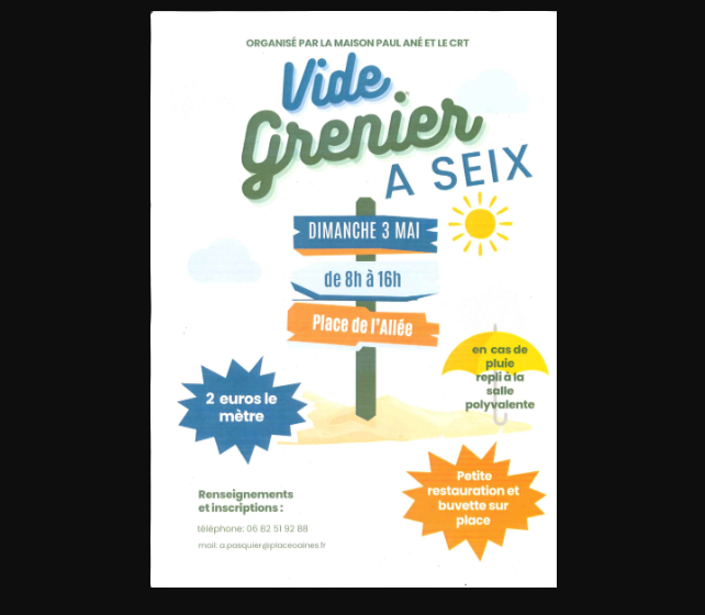Vide Grenier_Seix