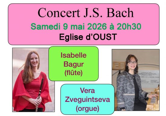 Concert J.S.Bach (flûte et orgue)