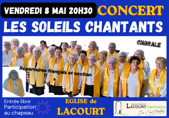 Concert de la chorale « Les Soleils Chantants »