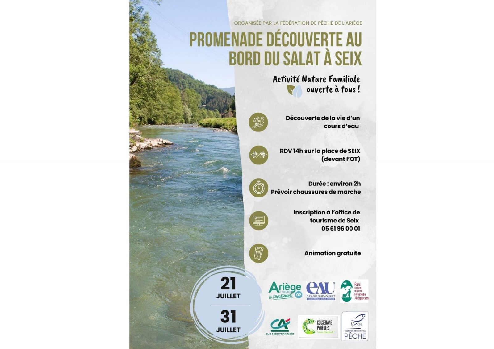 Balade – Découverte de la vie d’un cours d’eau