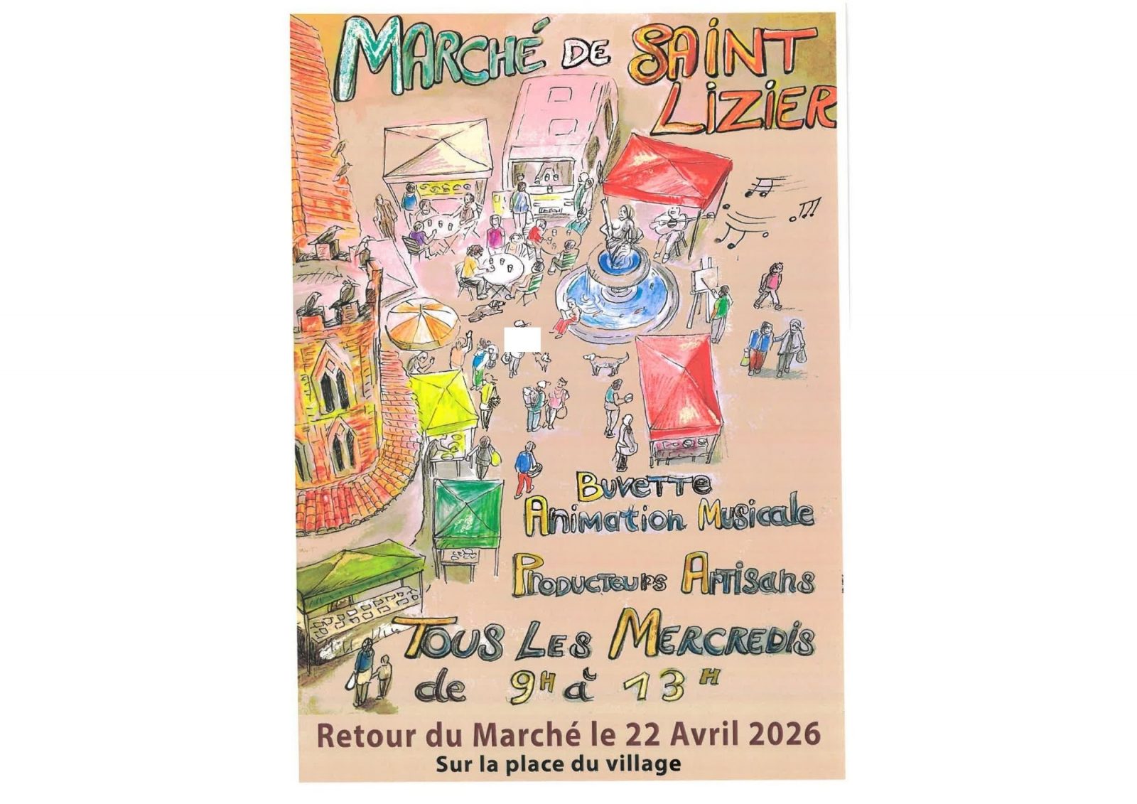 Marché de Saint-Lizier