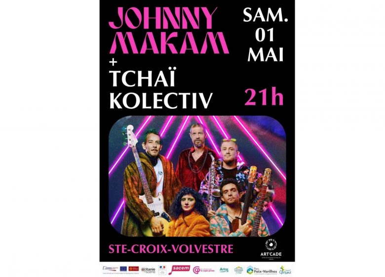 Concert Johnny Makam + Tchaï Kolectiv_Sainte-Croix-Volvestre