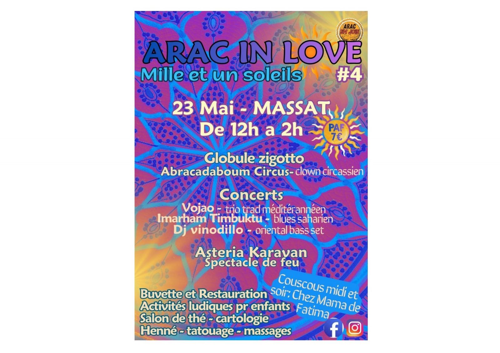 Arac in love #4 – Milles et un soleils